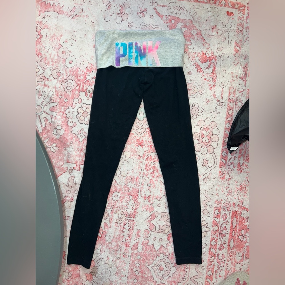 PINK Victoria’s Secret Fold Over leggings